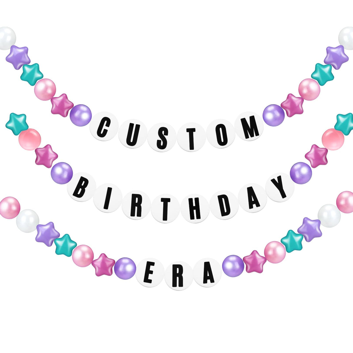 Simgoing graduation lei kit packaging shows a complete DIY set for stylish party decor.
