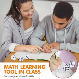 Simgoing dice ideal for group games, parties, and educational activities.
