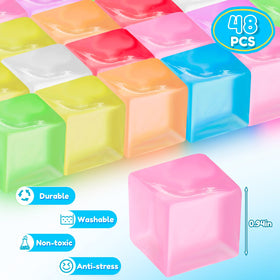 Simgoing ice cube fidget clear for discreet portable sensory play.