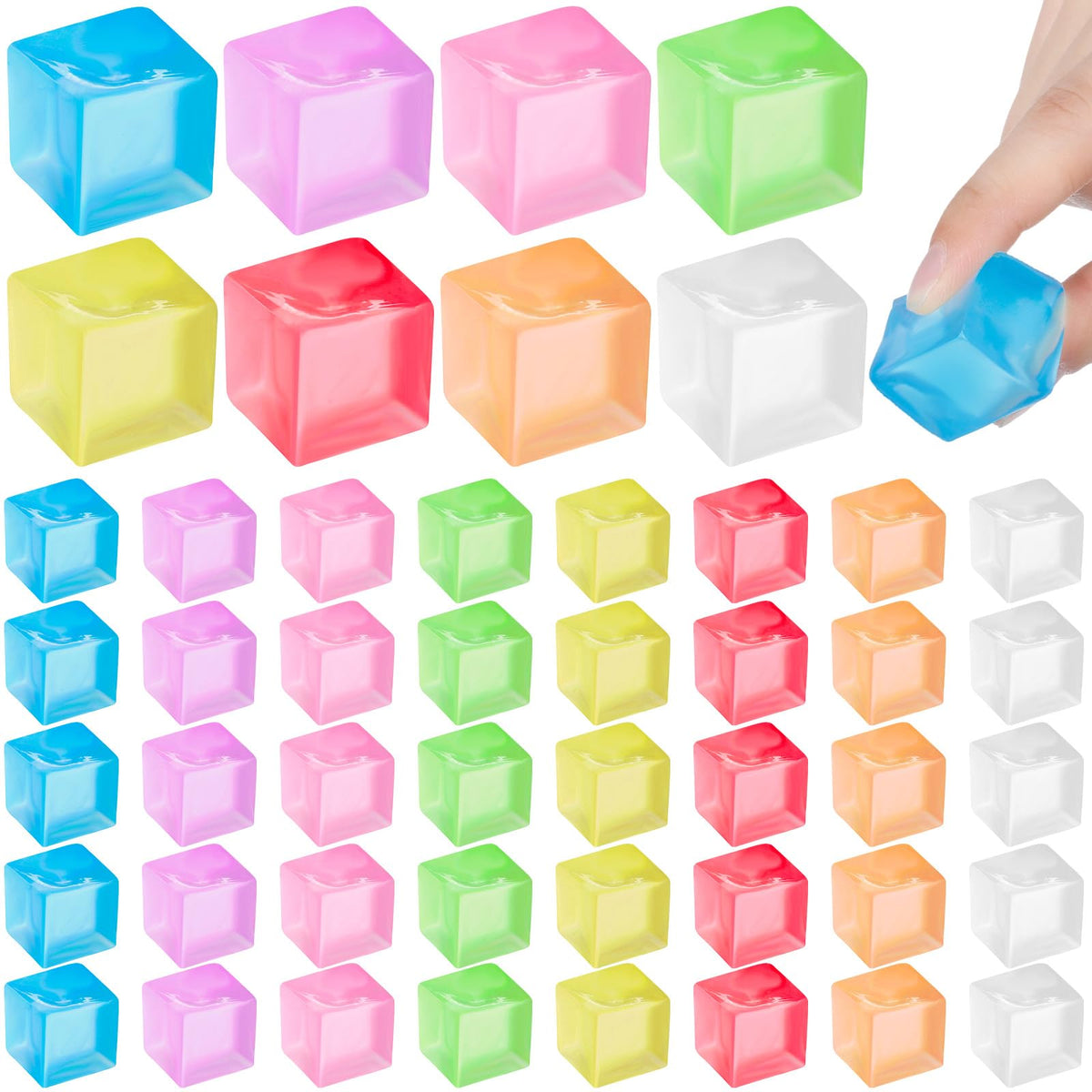 Simgoing ice cube fidget red for calming tactile feedback and quick stress relief.