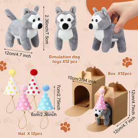 Simgoing kraft paper puppy houses for table decor