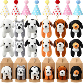 Simgoing mini plush dogs set of 12 for party favors