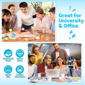 Party favors: Simgoing ice cube stress balls in vibrant colors.