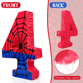 Simgoing spider web party decor creates a striking centerpiece and photo moment