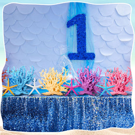Simgoing starfish decor with lifelike texture enhances beachy centerpieces and photo props.