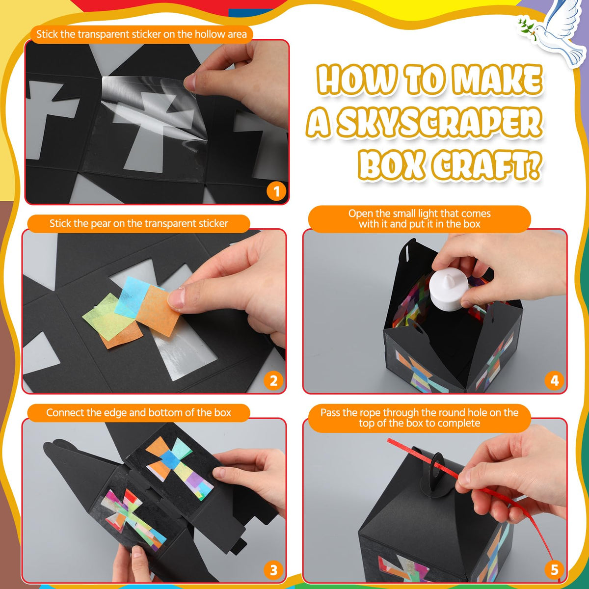 Simgoing tissue paper pack with 1,000 sheets for colorful designs
