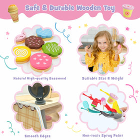 SIMPLIPLAY butter cookies set for tactile pretend baking.