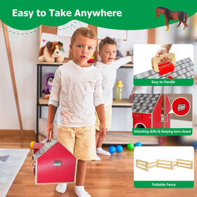 SIMPLIPLAY collapsible fence enables quick setup for playtime.