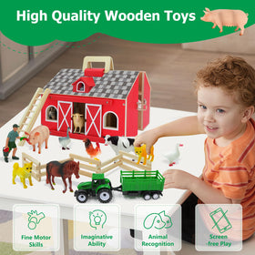 SIMPLIPLAY farm animals figurines bring colorful pretend play to life.