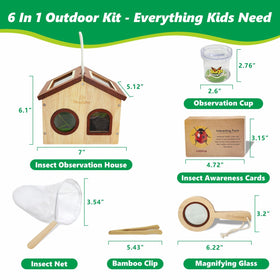 SIMPLIPLAY insect fact cards pack with kid friendly science prompts