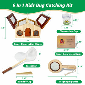 SIMPLIPLAY Kids Explorer Kit identification cards for learning bug traits