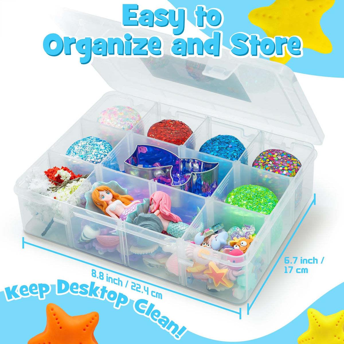 SIMPLIPLAY Mermaid Sensory Kit kids at play promotes fine motor skills.
