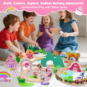 SIMPLIPLAY safe-natural-wood materials offer sturdy, kid-friendly play