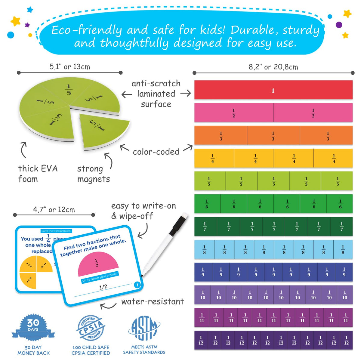 Simply Magic activity cards guide fraction exploration in lessons