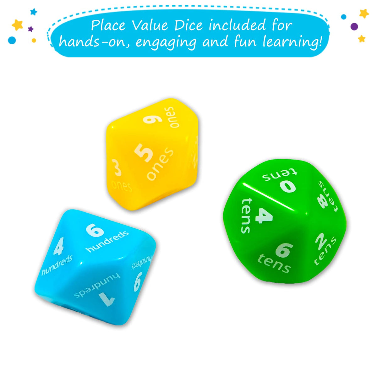 Simply Magic base ten activity cards guide practice and games.