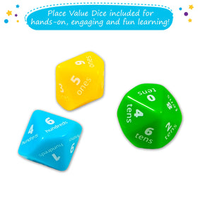 Simply Magic base ten activity cards guide practice and games.