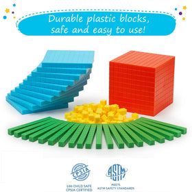 Simply Magic durable plastic blocks designed for safe classroom use.