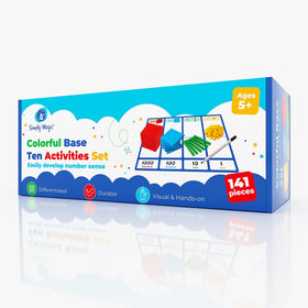 Simply Magic complete base ten set image shows classroom-ready learning kit.