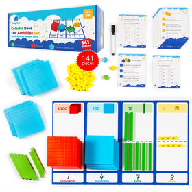 Simply Magic base ten mat for hands-on place value practice.
