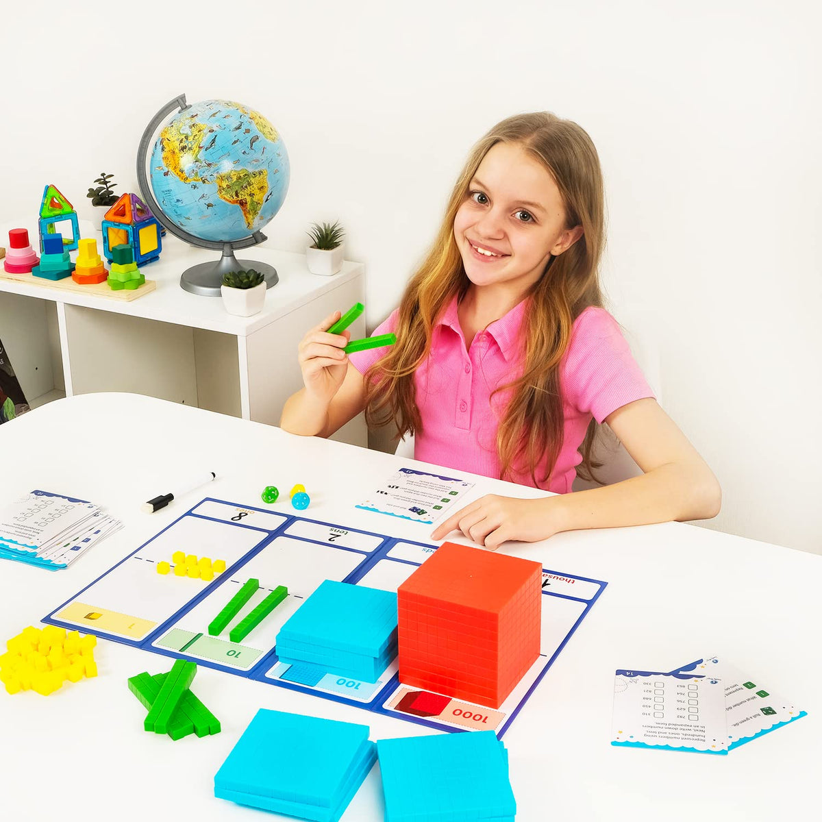 Simply Magic base ten ones yellow for quick counting and number sense.