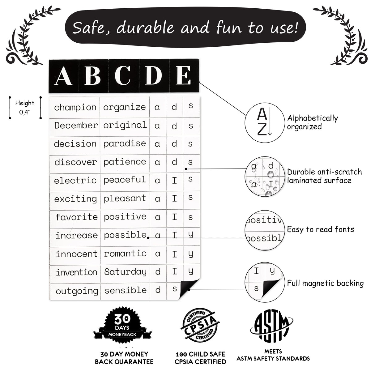 Simply Magic blank tiles for custom words and new ideas