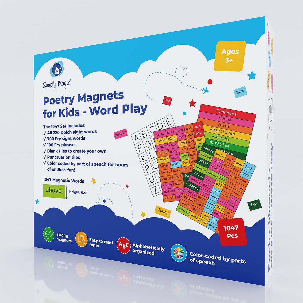 Simply Magic education magnets supporting charitable causes while learning