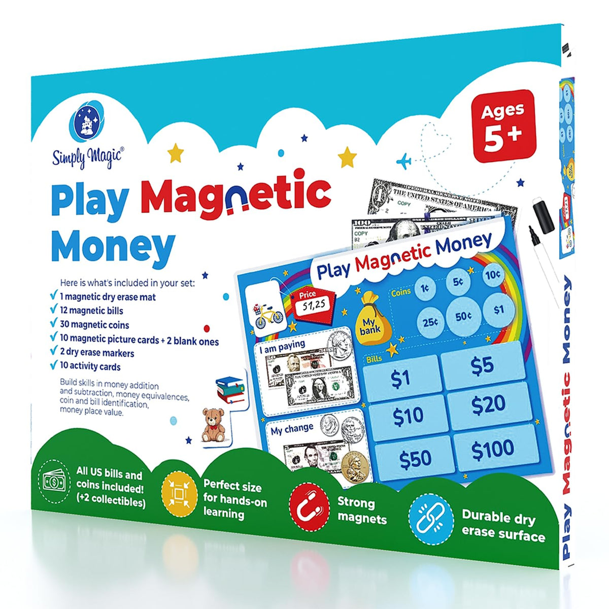 Simply Magic classroom money set enhances hands-on learning experiences
