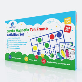 Simply Magic classroom setup with ten frames for organized math centers
