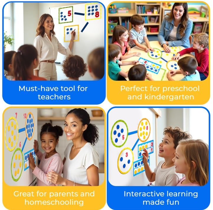 Simply Magic color-coded numbers speed up classroom activities and collaborative math games.