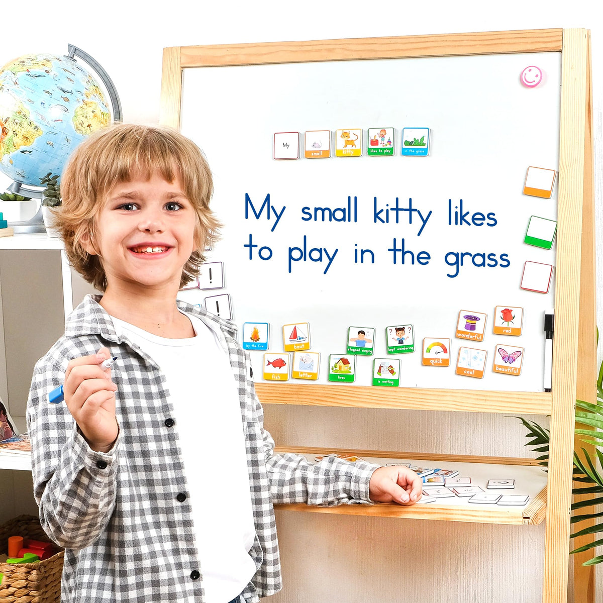 Simply Magic Dolch sight-words magnets for quick word recognition.