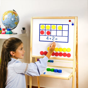 Simply Magic flash cards double-sided with activities for versatile math practice