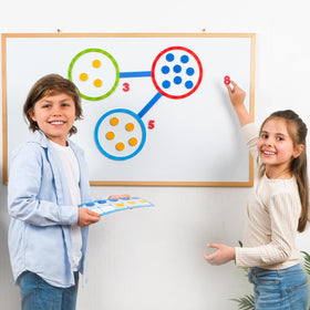 Simply Magic foam-backed magnets stay in place and prevent scratches.