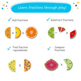 Simply Magic fraction gift encourages hands-on math practice.
