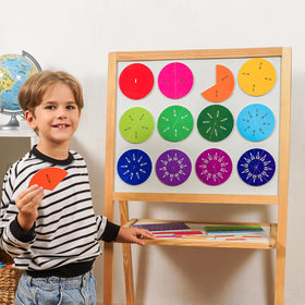 Simply Magic fraction strips one-to-twelfths for quick comparisons