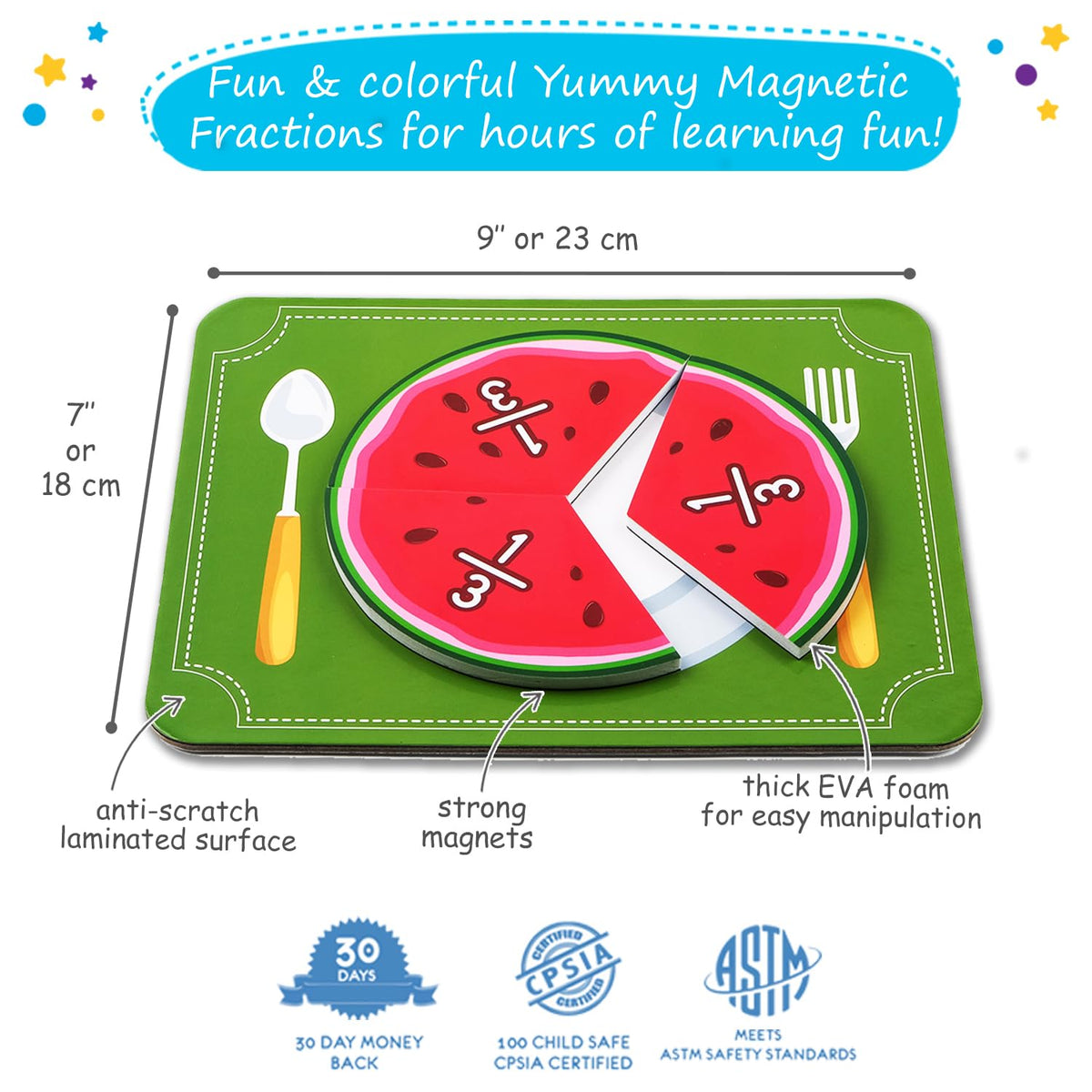Simply Magic activity cards guide engaging fraction explorations.