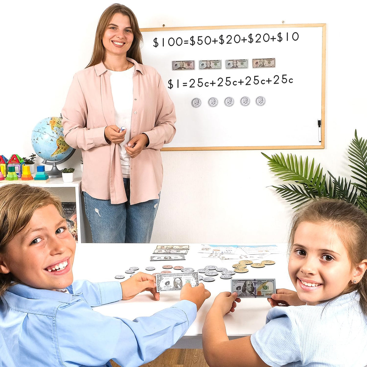 Simply Magic magnetic coins (30) for hands-on counting and quick math games