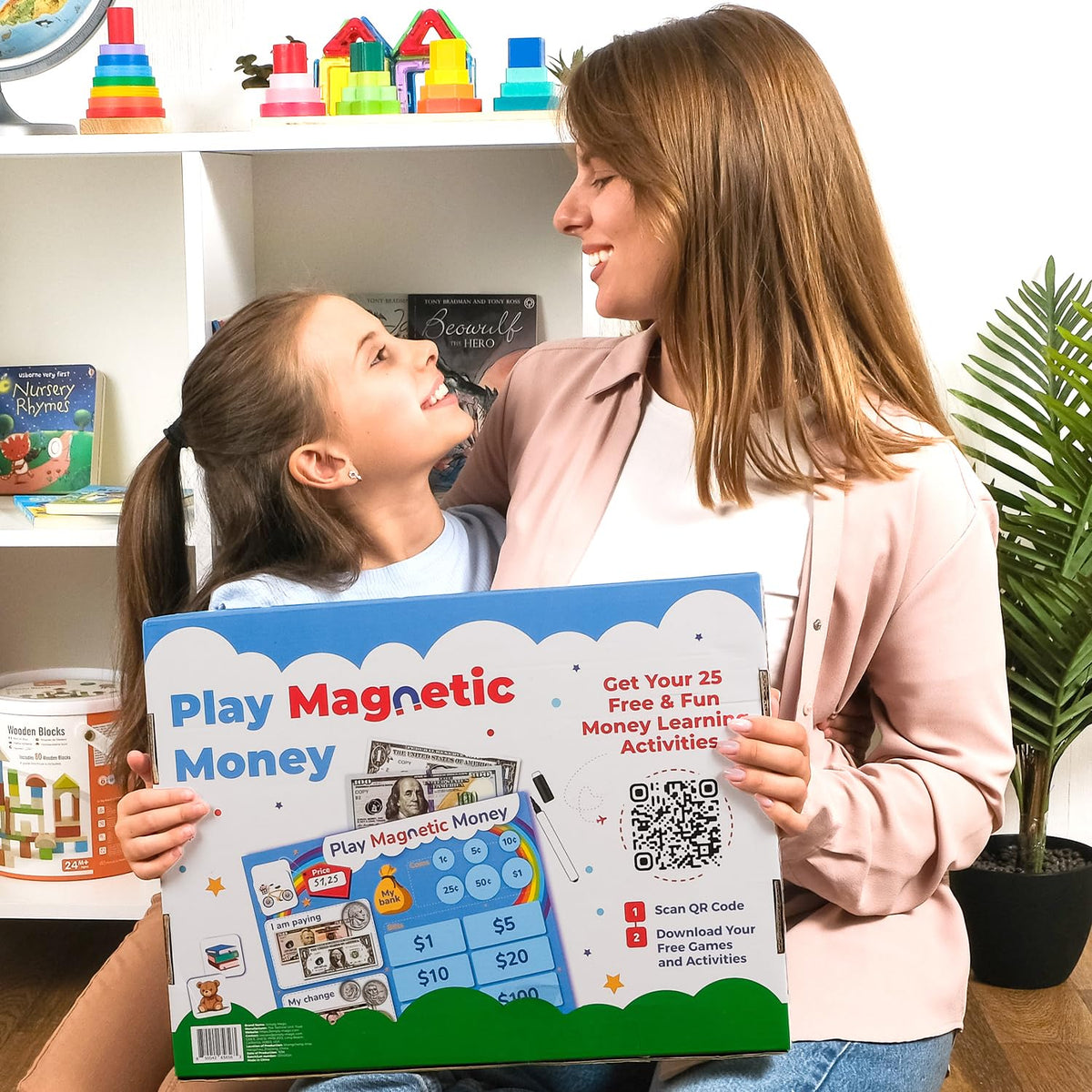Simply Magic packaging and money set helps organize classroom activities