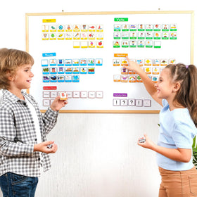 Simply Magic receptive board enabling independent reading practice.