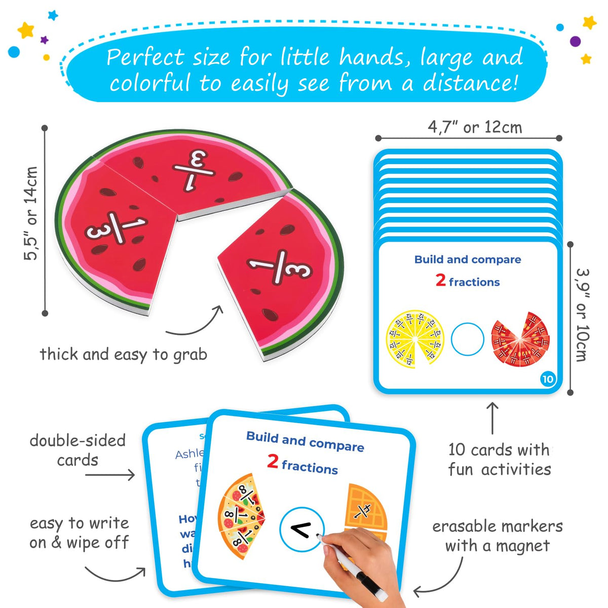 Simply Magic teacher-designed tiles support effective fraction learning.
