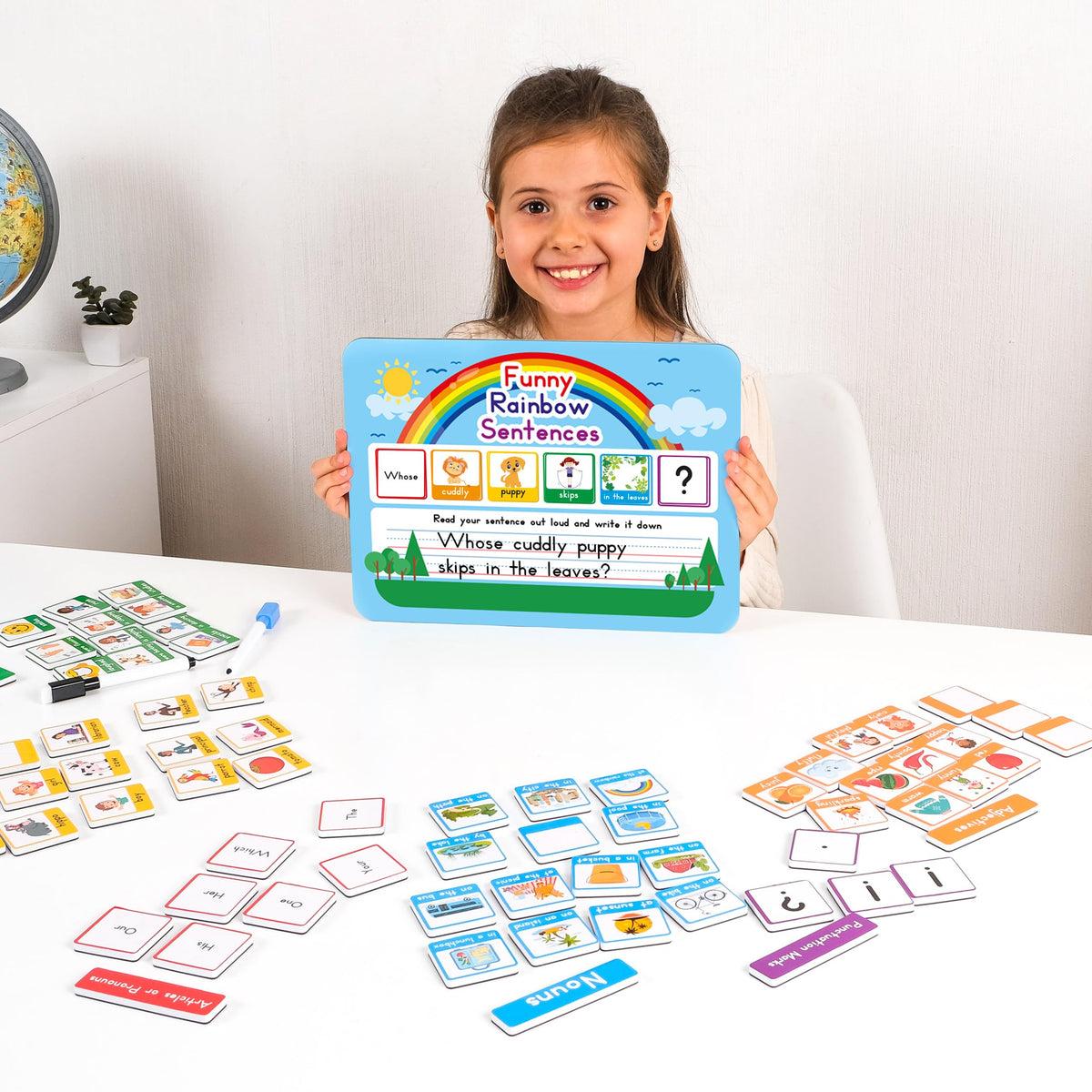 Simply Magic travel learning kit with magnets and dry erase board for on the go.