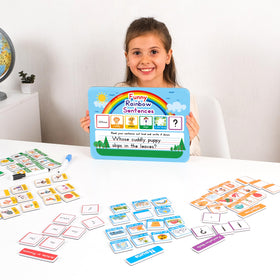 Simply Magic travel learning kit with magnets and dry erase board for on the go.