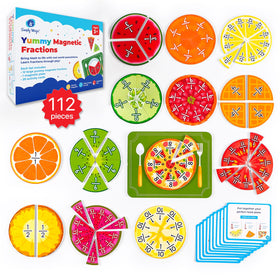 Simply Magic yummy magnetic fractions tiles enhance classroom learning.