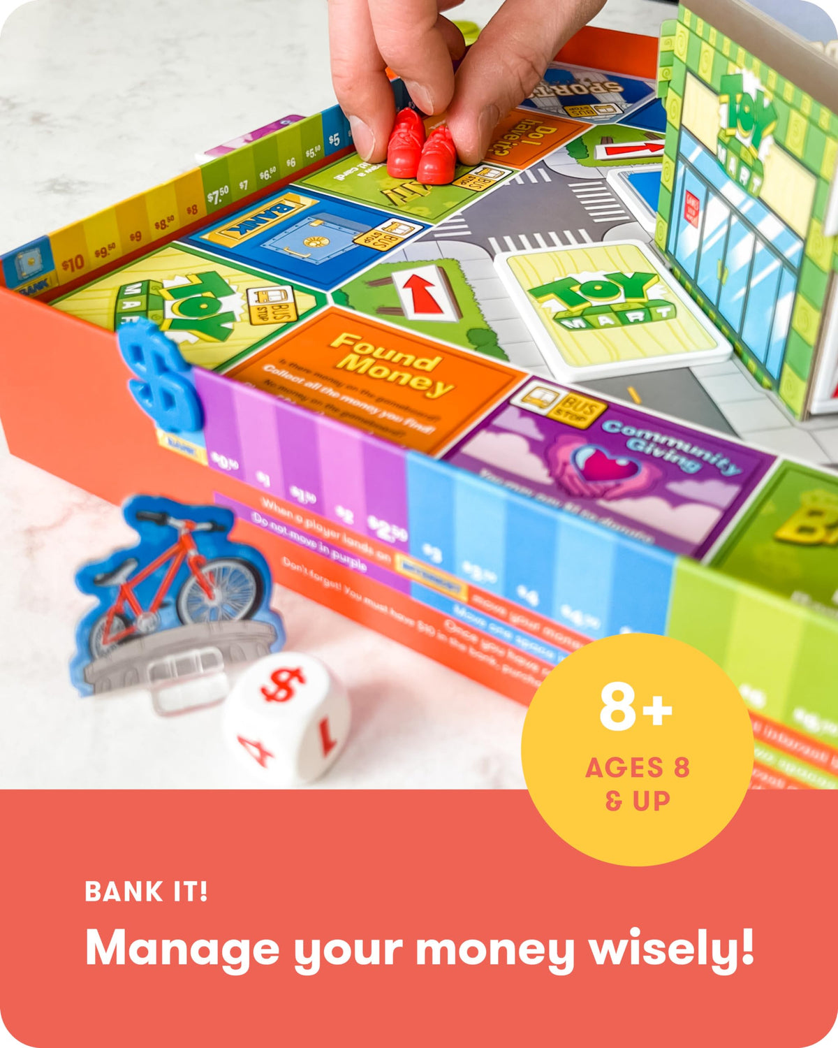 SimplyFun BankIt! earning income lesson card shows kids earning money concepts.