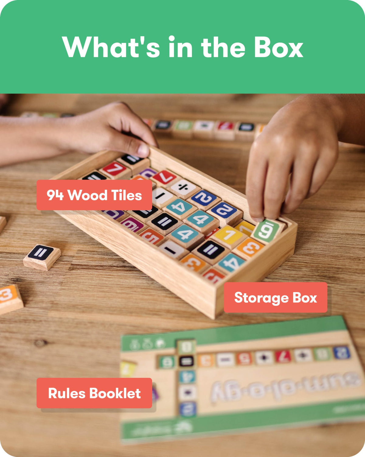 SimplyFun Sumology team play setup for group math challenge.