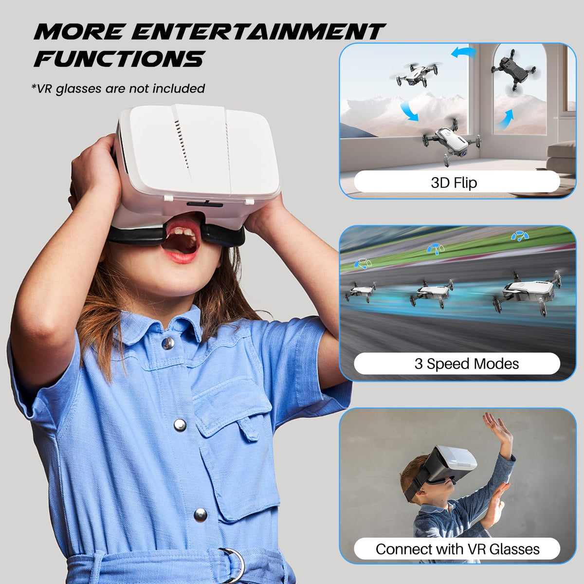 SIMREX drone headless mode simplifies orientation for new pilots.