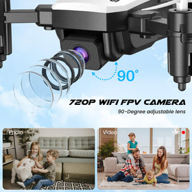 SIMREX drone optical flow positioning for stable hovering during filming.