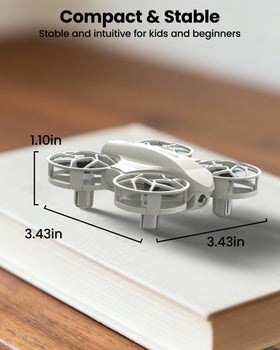 SIMREX mini drone features a durable design suited to kid-friendly use