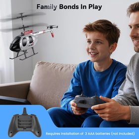 SIMREX RC helicopter helping kids learn to fly with hands-on practice.