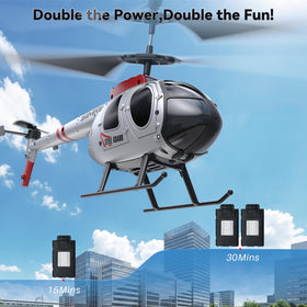 SIMREX RC helicopter demonstrating two speeds for indoor and outdoor flying.