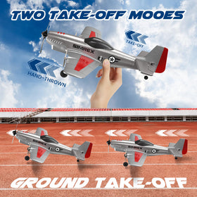 SIMREX RC Plane crash-resistant EPP foam withstands bumps during play.